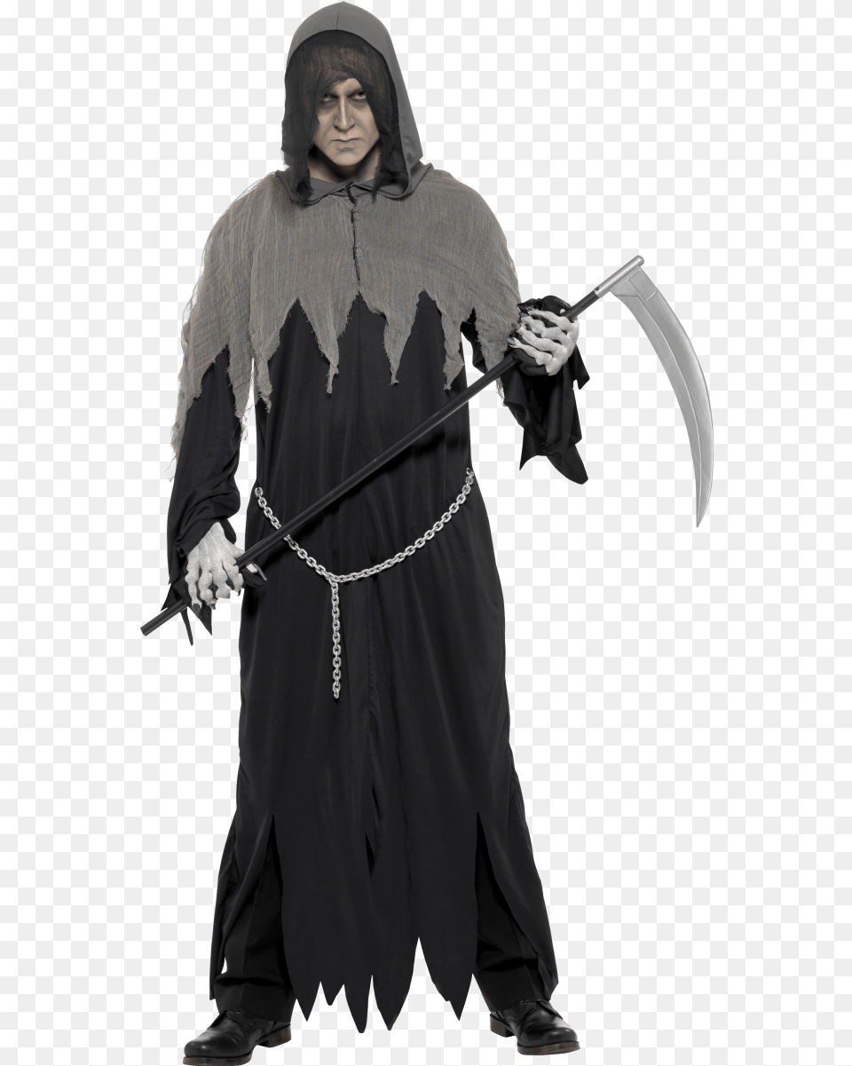 Grim Reaper Robe Grim Reaper Face Paint, Fashion, Adult, Female, Person Png Image