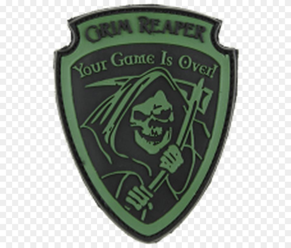 Grim Reaper Solid, Badge, Logo, Symbol, Face Free Png