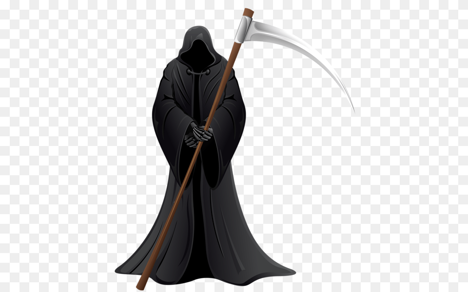 Grim Reaper Vector Clipart, Fashion, Spear, Weapon Png Image