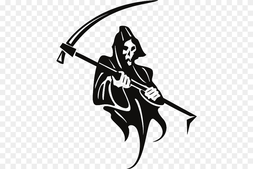 Grim Reaper Without Background, Person, Face, Head, Stencil Free Transparent Png