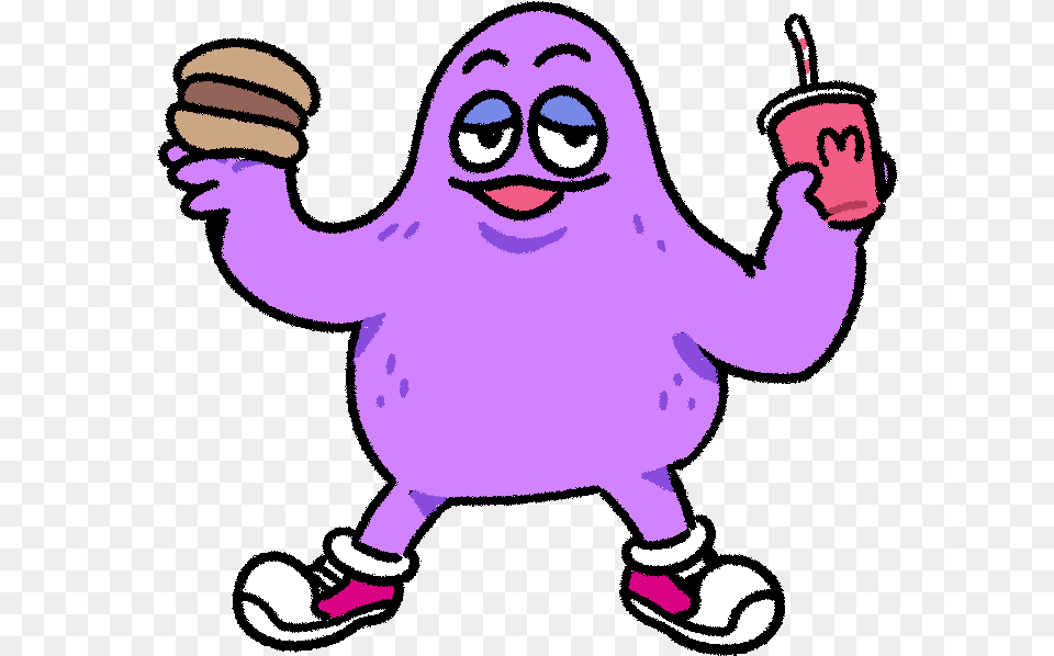 Grimace Hashtag Cartoon, Body Part, Finger, Hand, Person Free Png Download