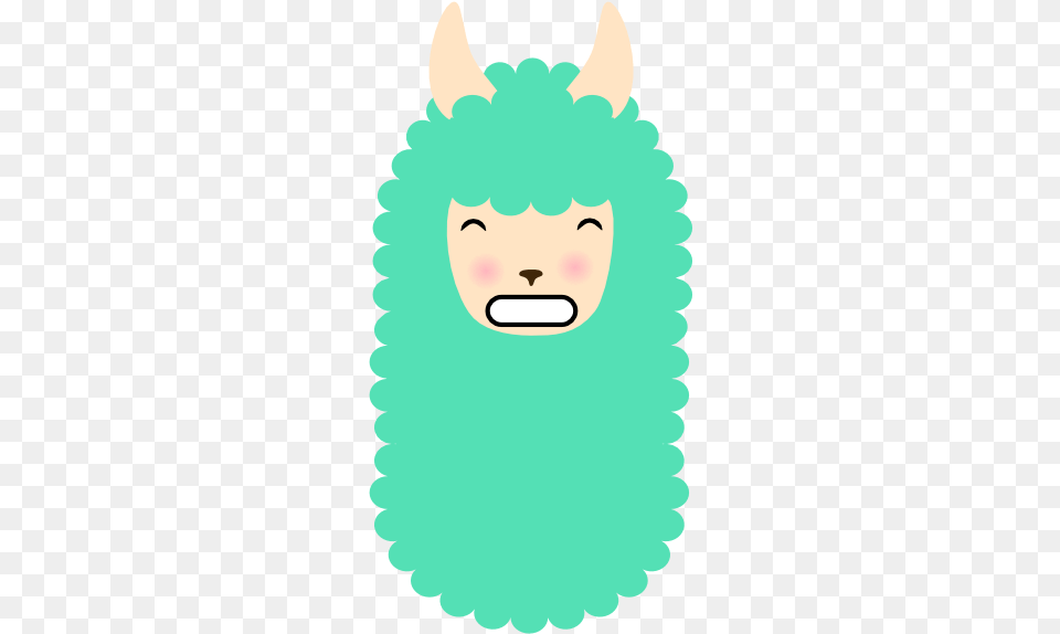 Grimace Llama Emoji Llama, Face, Head, Person, Baby Free Png Download