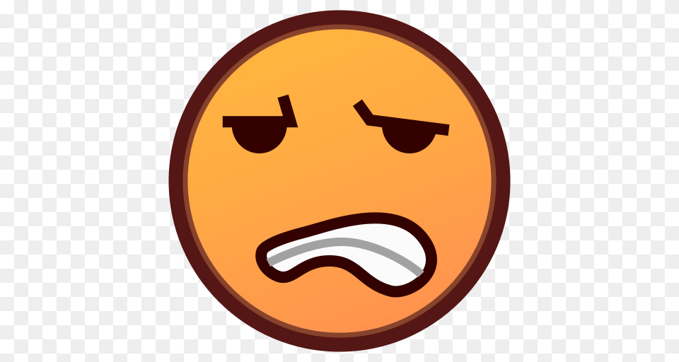 Grimace Smiley Face Grimacing Face Emoji Emoticon Vector Icon, Food, Sweets, Disk Free Transparent Png