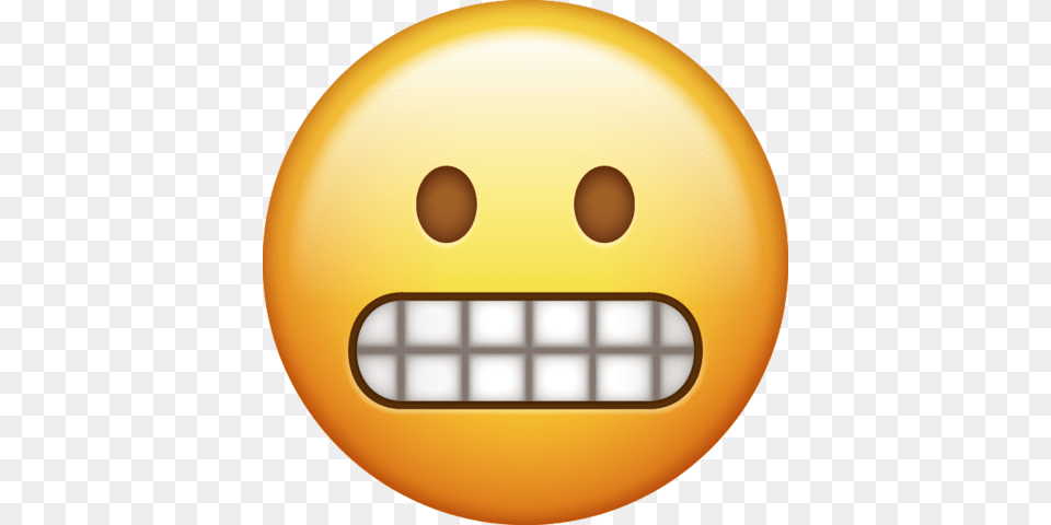 Grimacing Emoji, Sphere, Disk Png Image