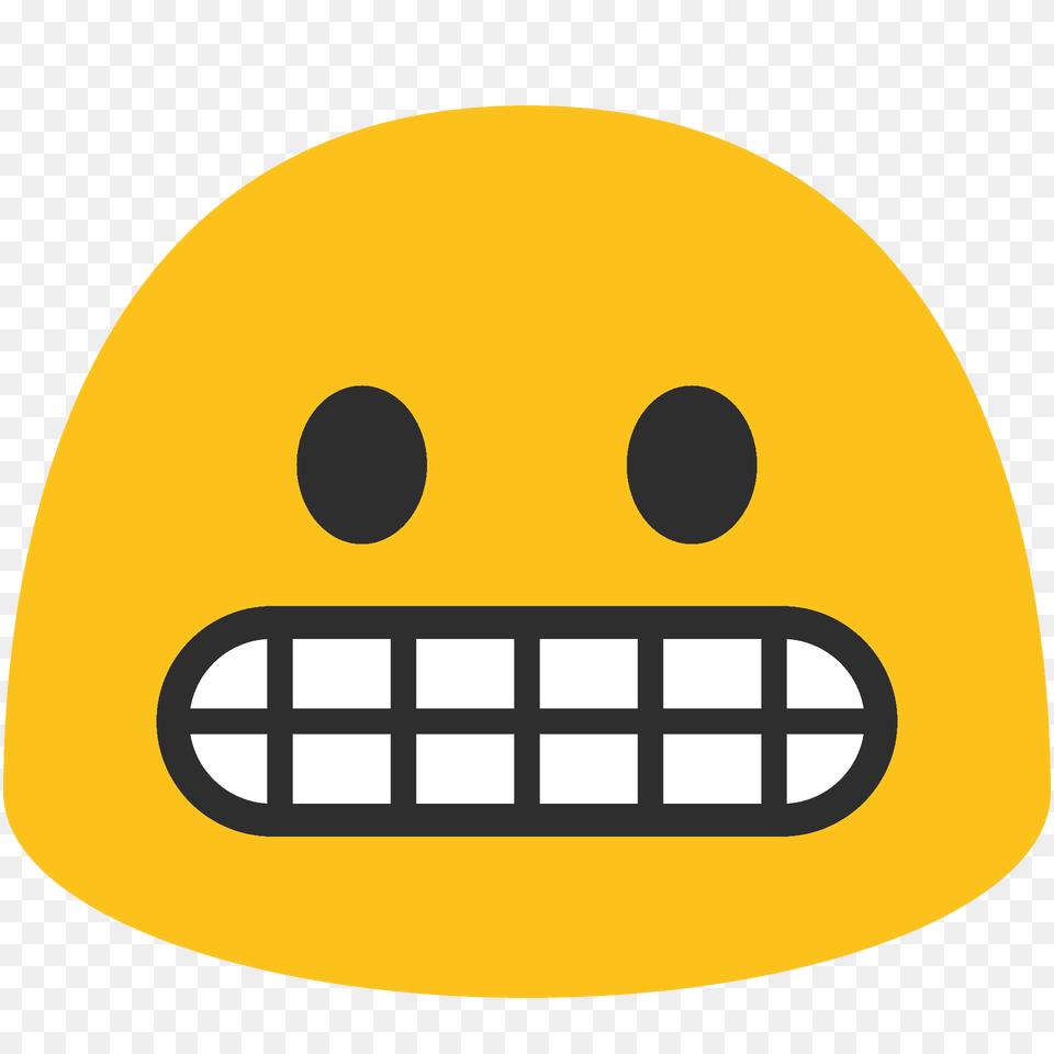 Grimacing Face Emoji Clipart, Helmet Png