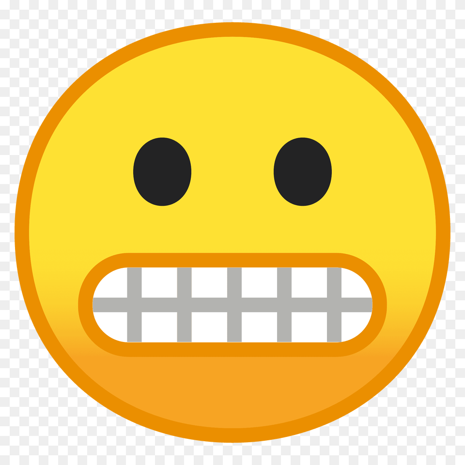 Grimacing Face Emoji Clipart Free Png