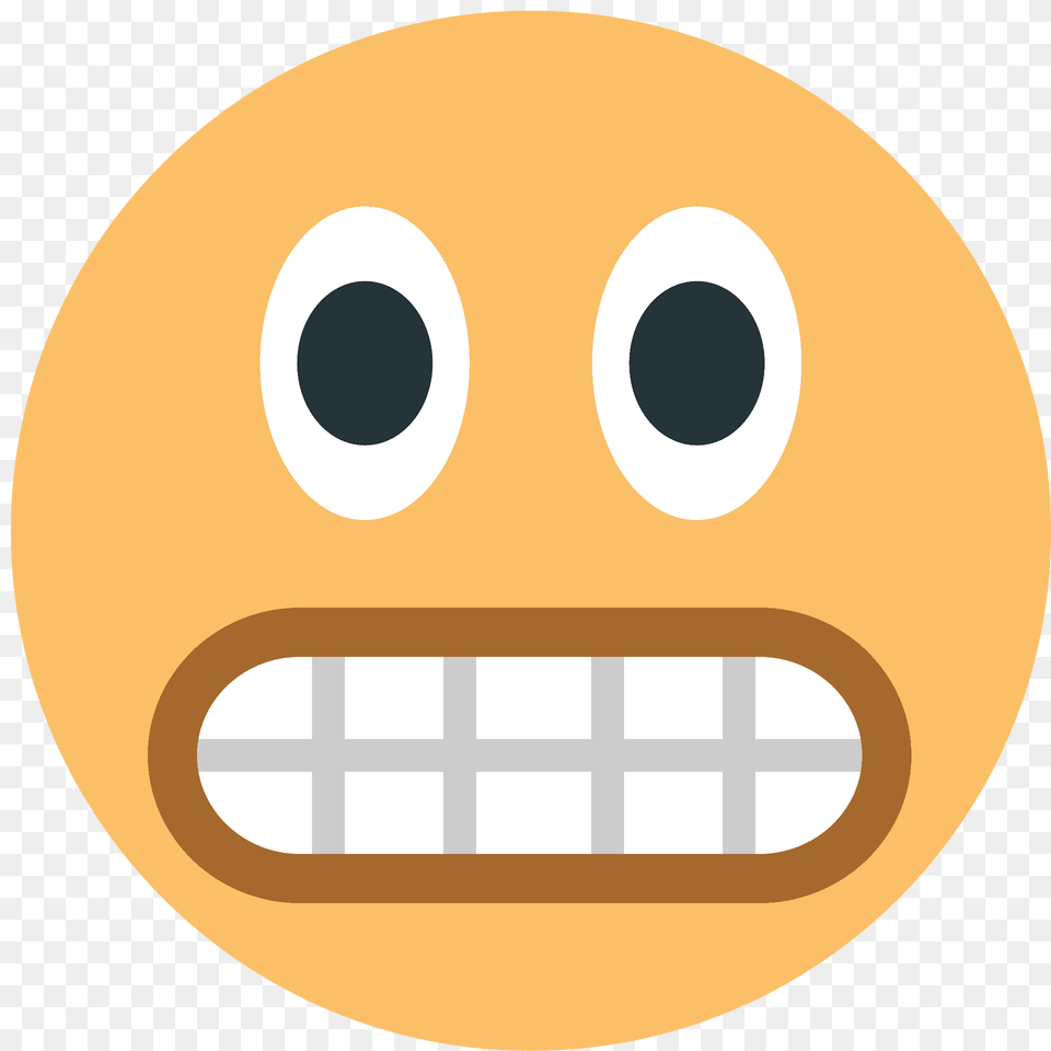 Grimacing Face Emoji Clipart, Food, Sweets, Disk Free Transparent Png