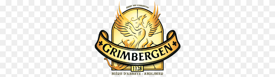 Grimbergen Beer Logo, Symbol, Badge, Emblem, Food Png Image