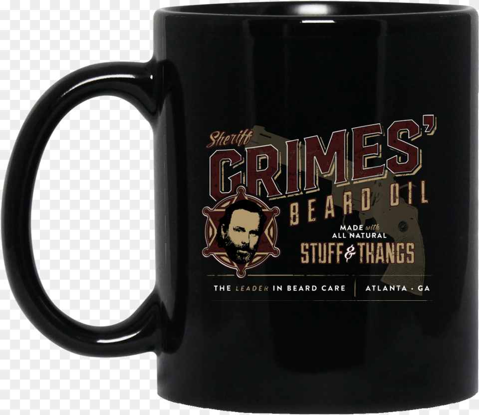 Grimes Beard Oil Coffee Mugs West Wing Mug Lead Like Jed, Cup, Adult, Man, Male Free Png