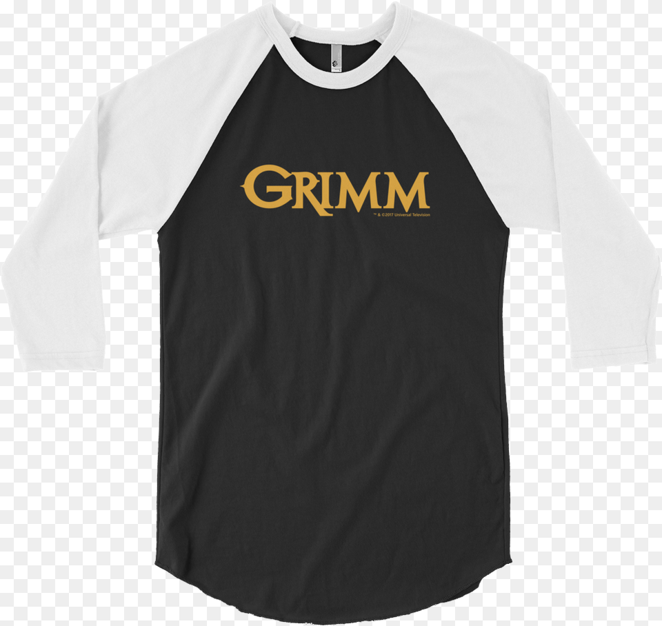 Grimm 34 Sleeve Raglan Softball T Shirttitle Grimm Sonography T Shirt Ideas, Clothing, Long Sleeve, T-shirt Png