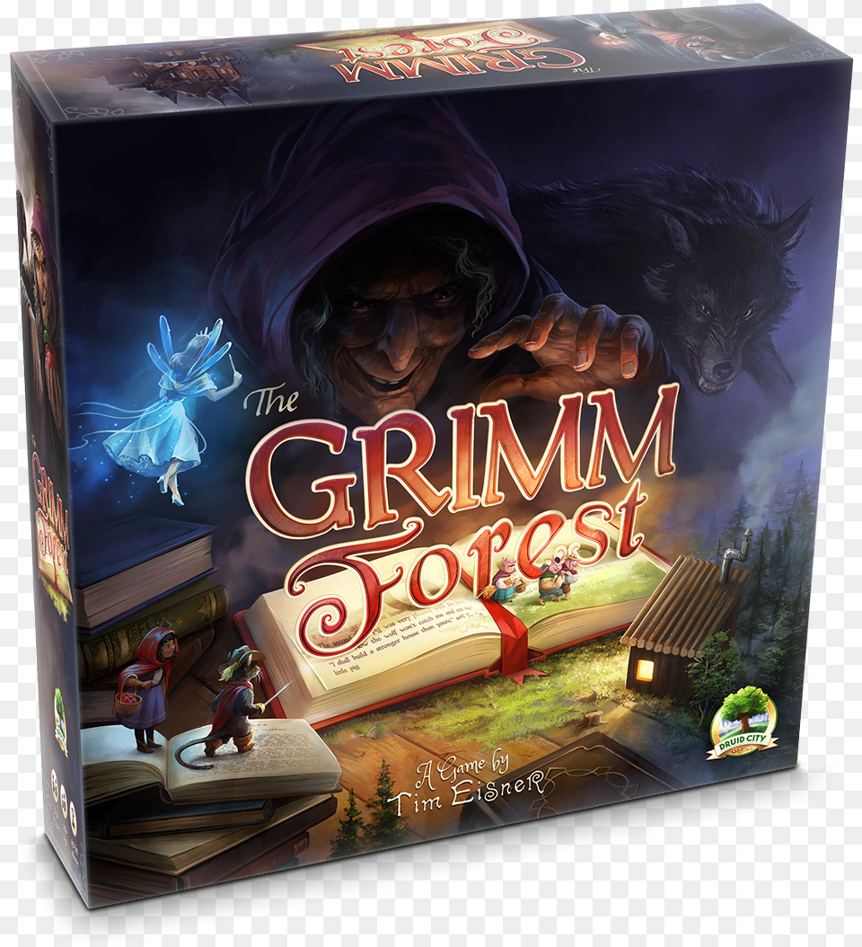 Grimm Forest Board Game, Book, Publication, Person, Adult Png Image