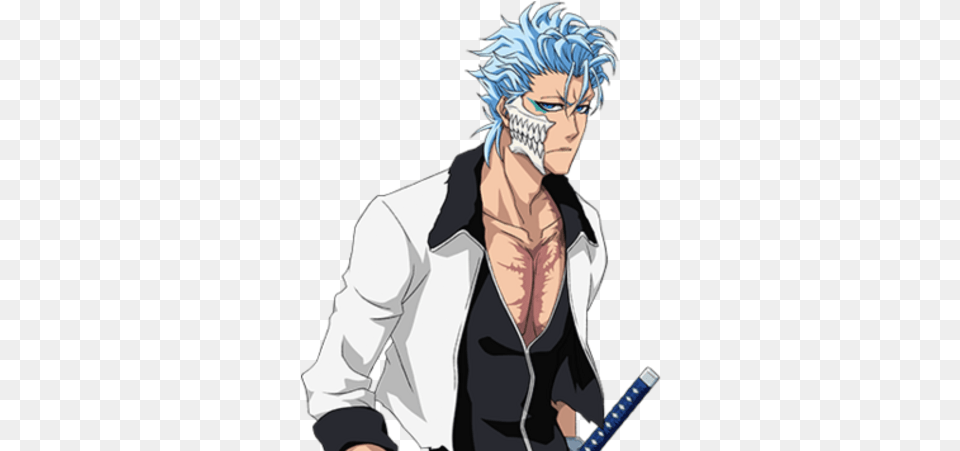 Grimmjow Jaegerjaquez Twitter Icon Anime, Publication, Book, Comics, Person Png