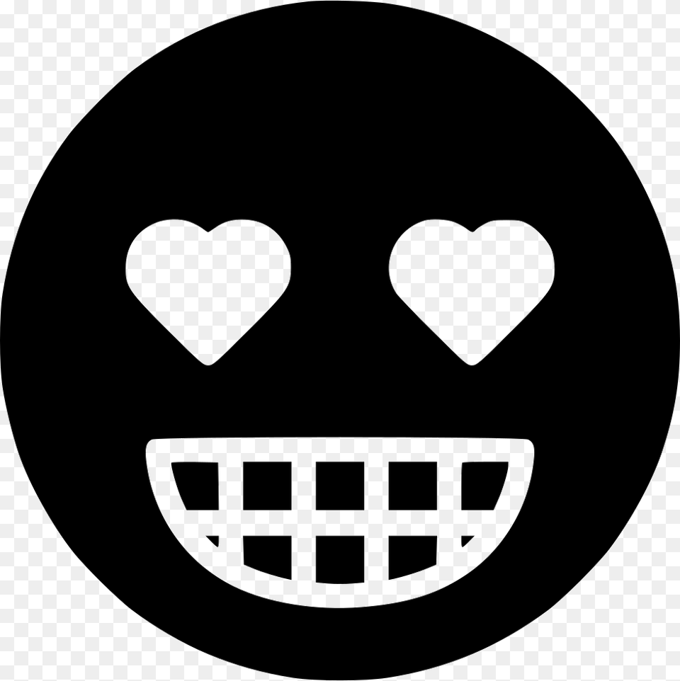 Grin Smile Love Instagram, Stencil, Logo, Disk, Symbol Png