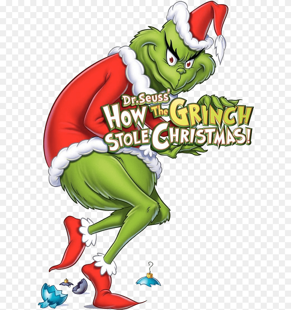 Grinch Clipart Grinch Stole Christmas, Book, Comics, Publication, Baby Png Image