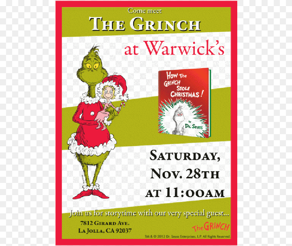 Grinch Dollhouse Miniature Children39s Holiday Tale Book By, Advertisement, Poster, Publication, Baby Free Transparent Png