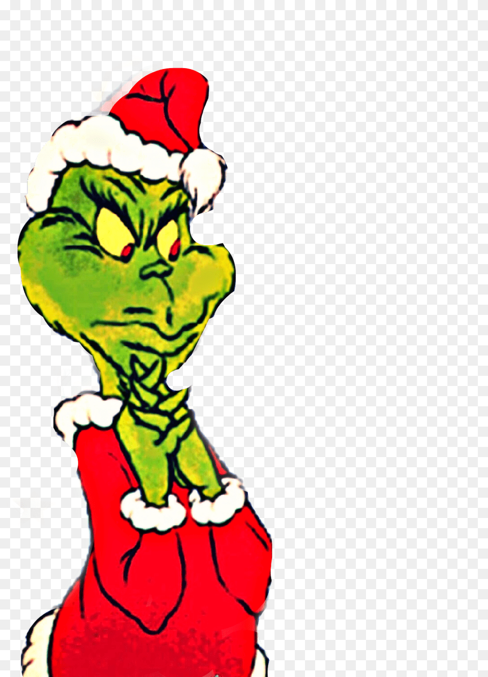 Grinch Funny Christmas Transparent, Baby, Person, Cartoon, Face Png