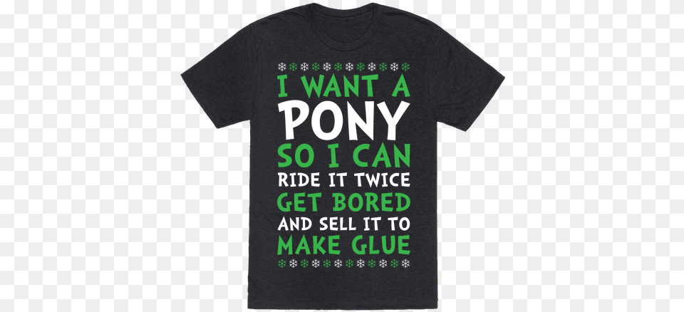 Grinch Pony T Shirt Lookhuman T Shirt Funny Christmas Active Shirt, Clothing, T-shirt Png
