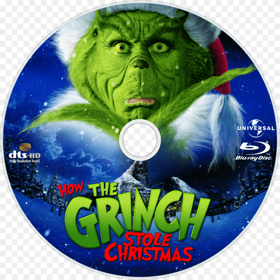 Grinch Stole Christmas Movie Fanart Fanart, Disk, Dvd, Animal, Mammal Png Image
