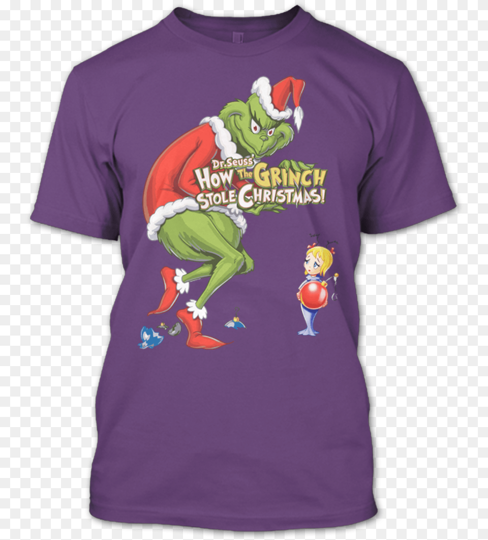 Grinch Stole Christmas Shirt Love, Clothing, T-shirt, Baby, Person Free Png Download