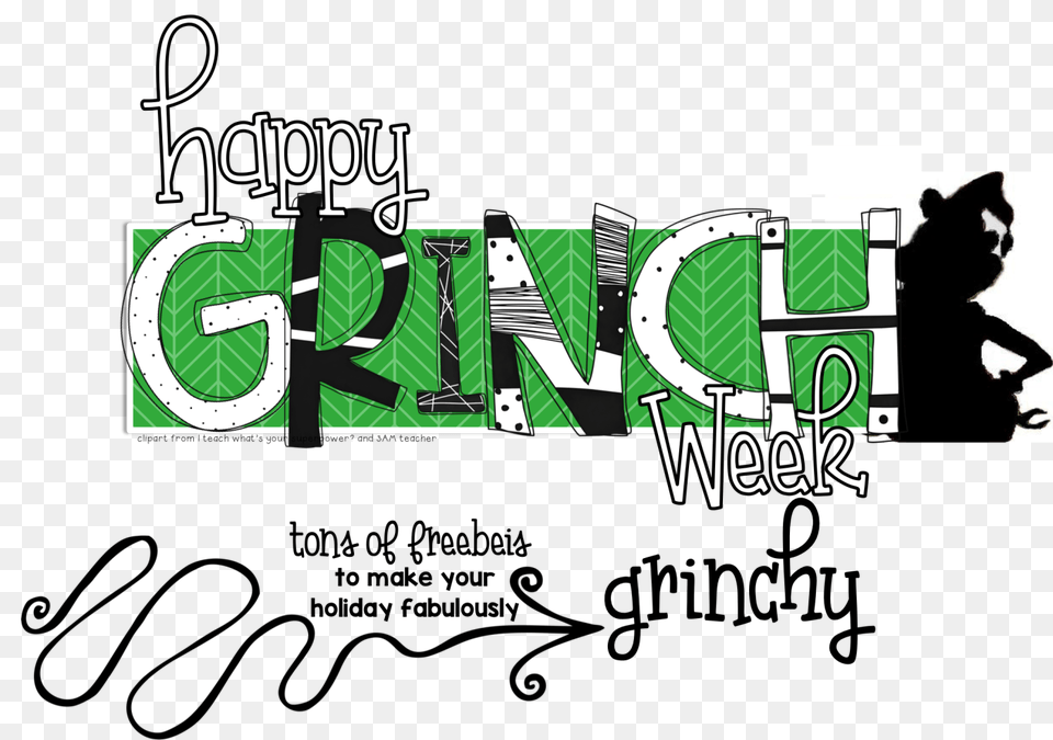 Grinch Week Freebies, Green, Advertisement, Person, Poster Free Png Download