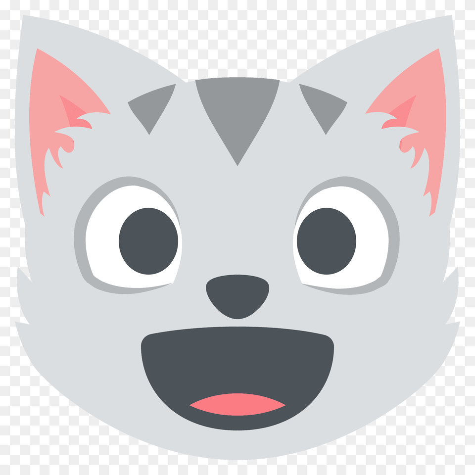 Grinning Cat Emoji Clipart, Animal, Mammal, Pet, Fish Free Png