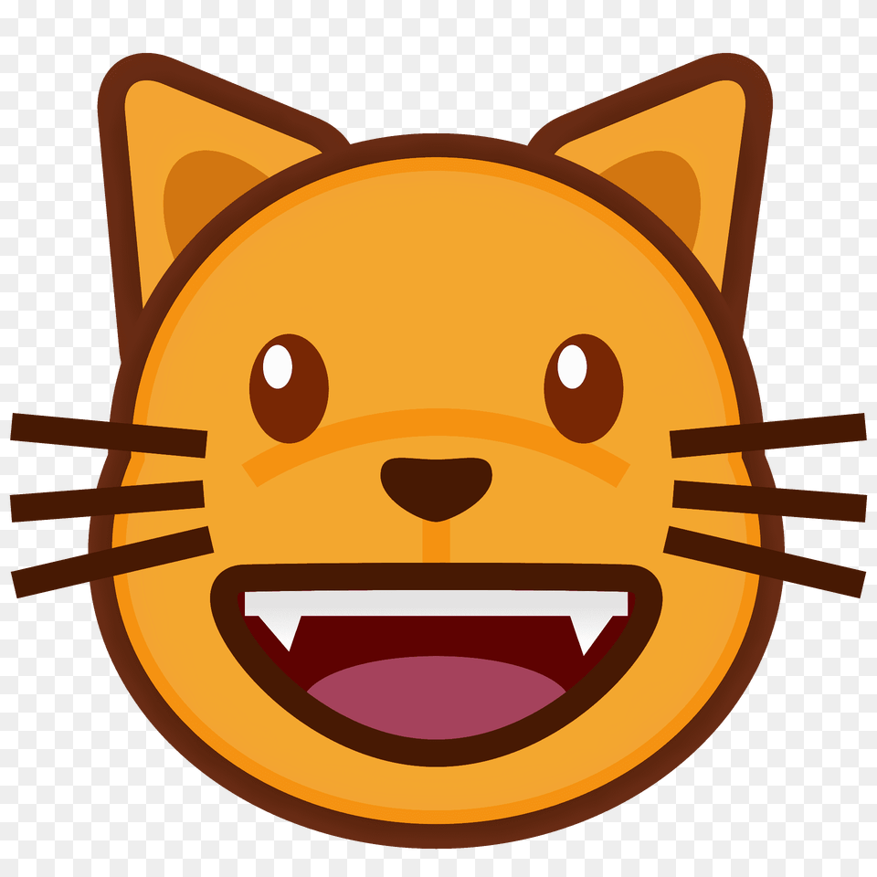 Grinning Cat Emoji Clipart Free Png