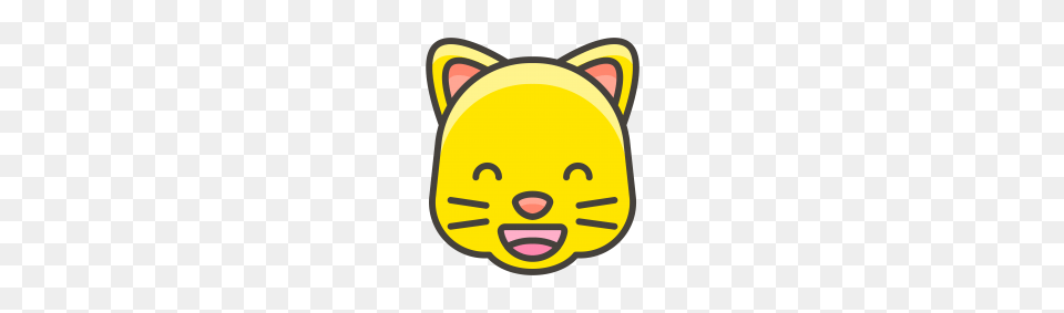 Grinning Cat Face With Smiling Eyes Emoji Transparent Emoji, Plush, Toy, Sticker, Baby Png