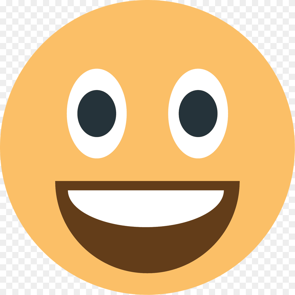 Grinning Face Emoji Clipart, Astronomy, Moon, Nature, Night Png Image