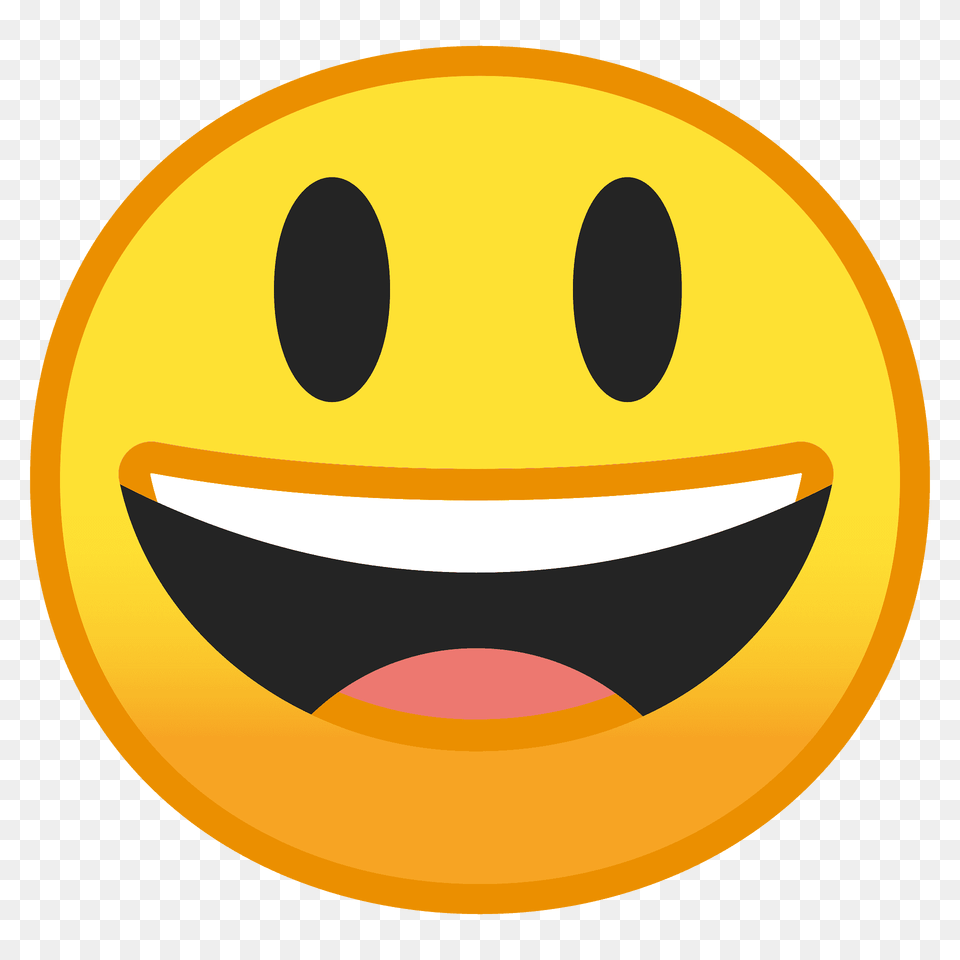 Grinning Face With Big Eyes Emoji Clipart Png