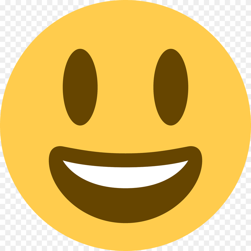 Grinning Face With Big Eyes Emoji Clipart, Astronomy, Moon, Nature, Night Free Transparent Png