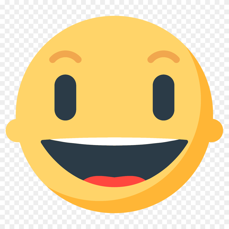 Grinning Face With Big Eyes Emoji Clipart, Clothing, Hardhat, Helmet Free Transparent Png