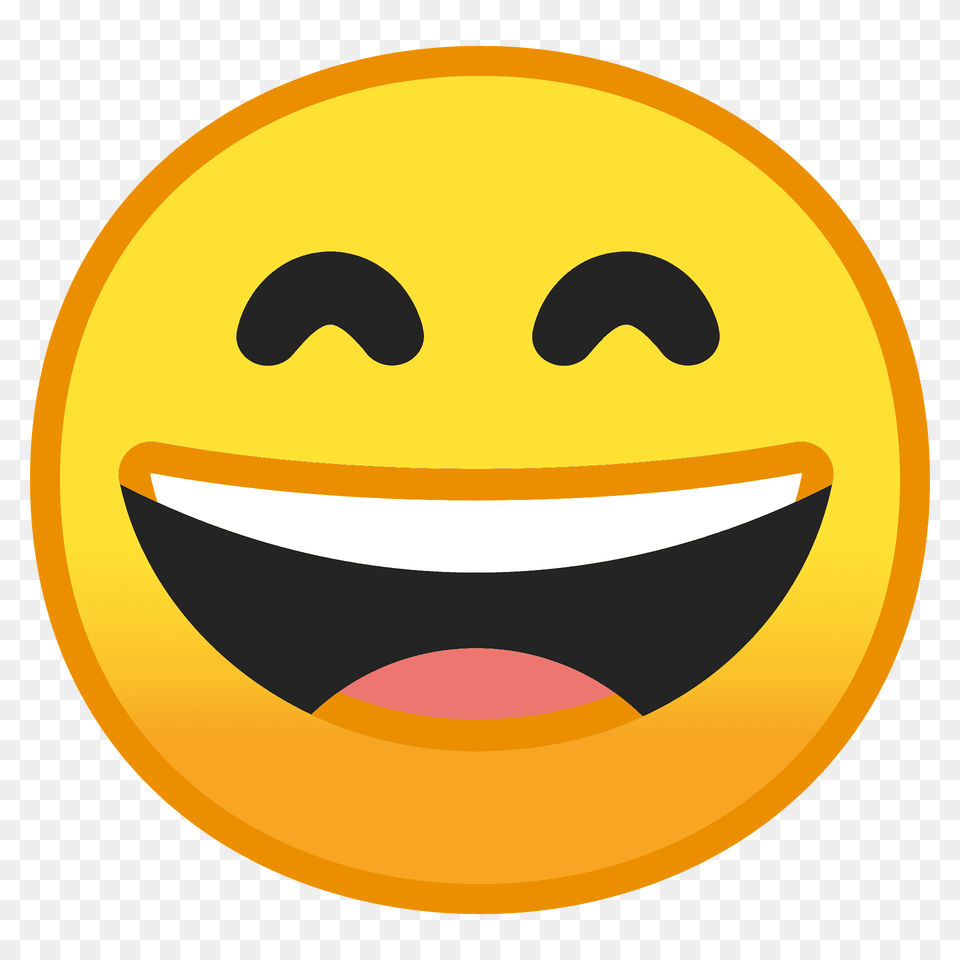 Grinning Face With Smiling Eyes Emoji Clipart Png Image