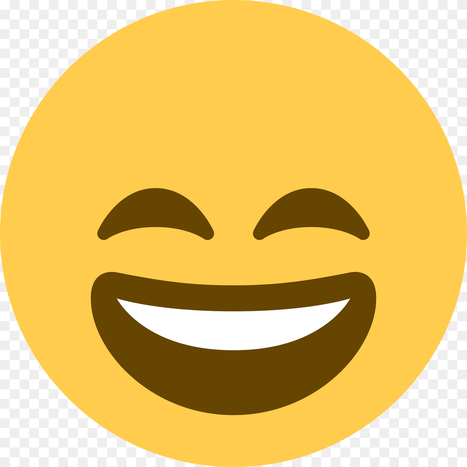 Grinning Face With Smiling Eyes Emoji Clipart, Astronomy, Moon, Nature, Night Free Png