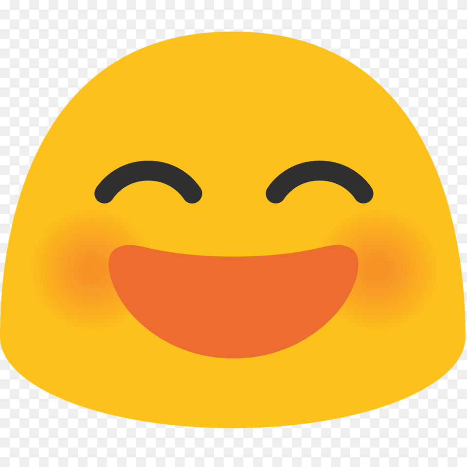 Grinning Face With Smiling Eyes Emoji Clipart, Cap, Clothing, Hat, Swimwear Png Image