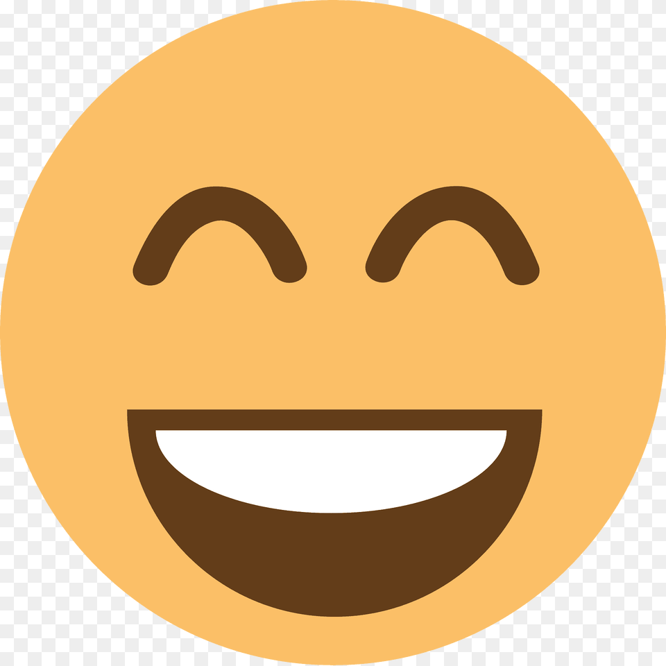 Grinning Face With Smiling Eyes Emoji Clipart, Astronomy, Moon, Nature, Night Png