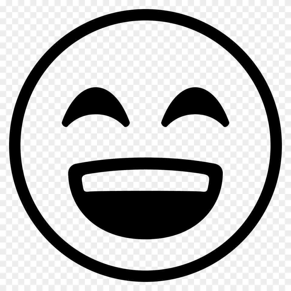 Grinning Face With Smiling Eyes Emoji Clipart, Logo Png