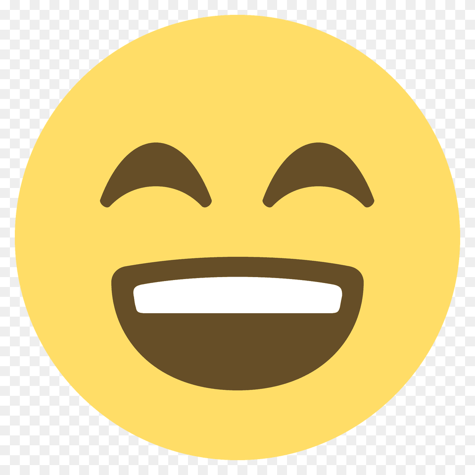 Grinning Face With Smiling Eyes Emoji Clipart, Astronomy, Moon, Nature, Night Free Png Download