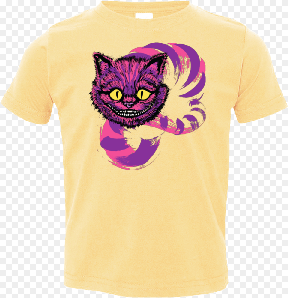 Grinning Like A Cheshire Cat 2 Toddler Premium T Shirt, Clothing, T-shirt, Animal, Mammal Free Transparent Png