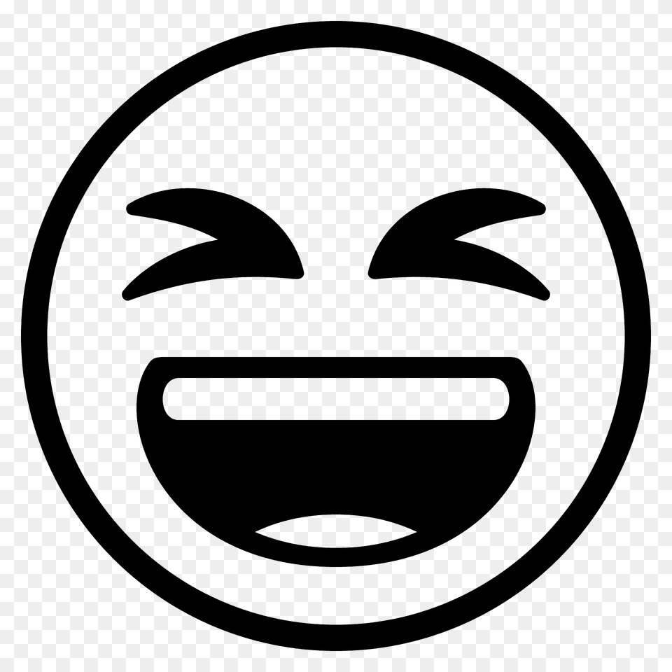 Grinning Squinting Face Emoji Clipart, Logo Png Image