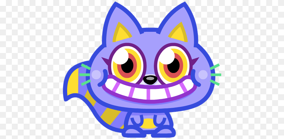 Grinny The Persuasive Pusskins, Purple, Plush, Toy Png Image