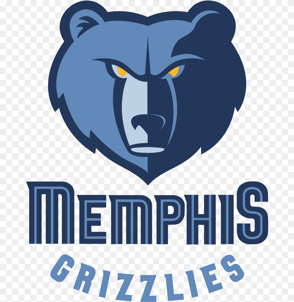 Grizz Logo Memphis Grizzlies Logo, Advertisement, Poster Free Png Download