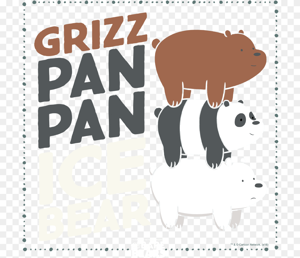 Grizz Panpan Ice Bear, Advertisement, Poster, Animal, Mammal Png Image