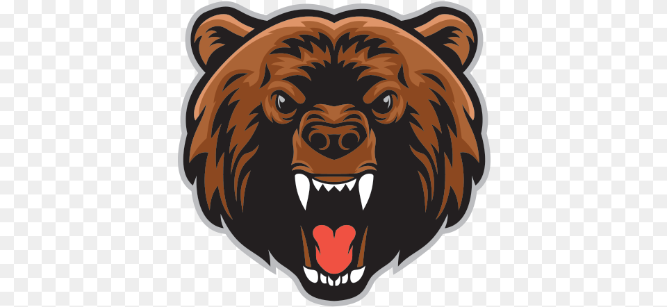 Grizzly Bear Clip Art Vector Graphics Angry Brown Bear Clipart, Baby, Person, Animal, Mammal Png Image