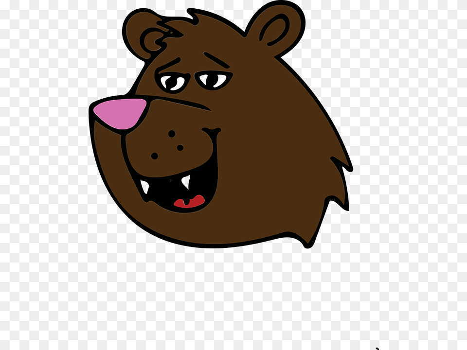 Grizzly Bear Clipart Bear Crawl, Person, Cartoon, Face, Head Free Png Download