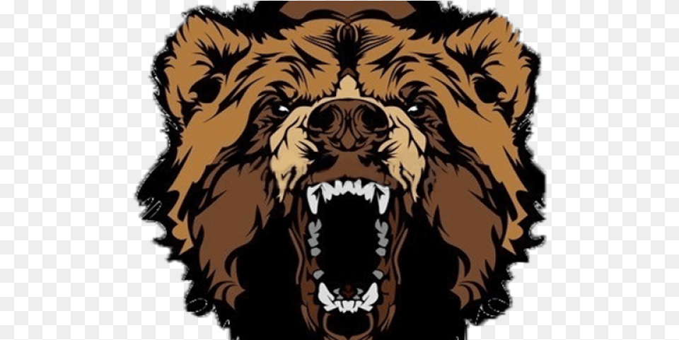 Grizzly Bear Logo, Animal, Lion, Mammal, Wildlife Png
