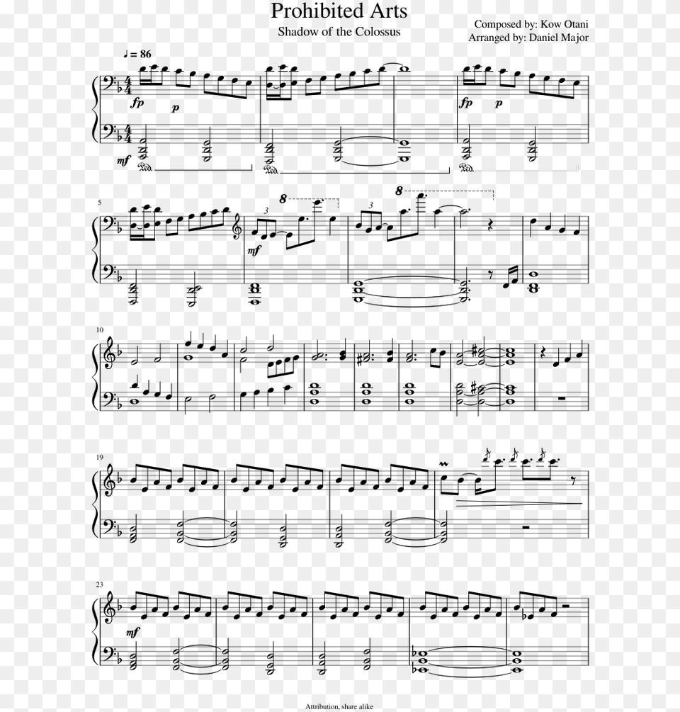 Grizzly Bear Sheet Music Free Png