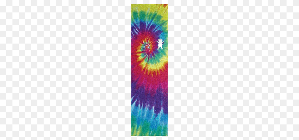 Grizzly Grip Tie Dye Cut Out Skateboard Griptape Sheet Free Png