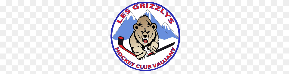 Grizzlys Vaujany Logo, Animal, Bear, Mammal, Wildlife Free Transparent Png