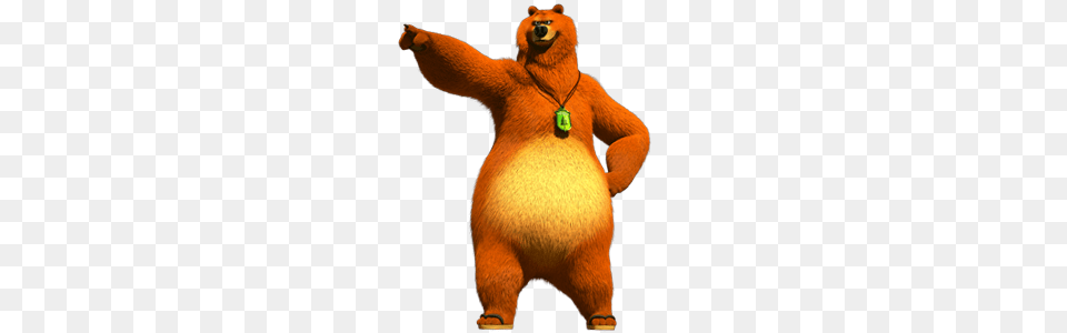 Grizzy Pointing, Animal, Bear, Mammal, Wildlife Png