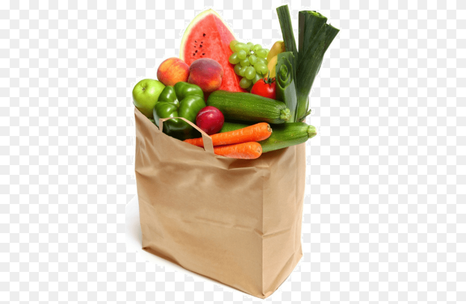 Groceries In Brown Paper Bags, Bag, Food, Produce, Fruit Free Transparent Png